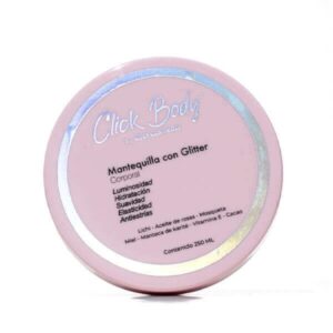Mantequilla Con Glitter Click Body 8.4oz - 250ml