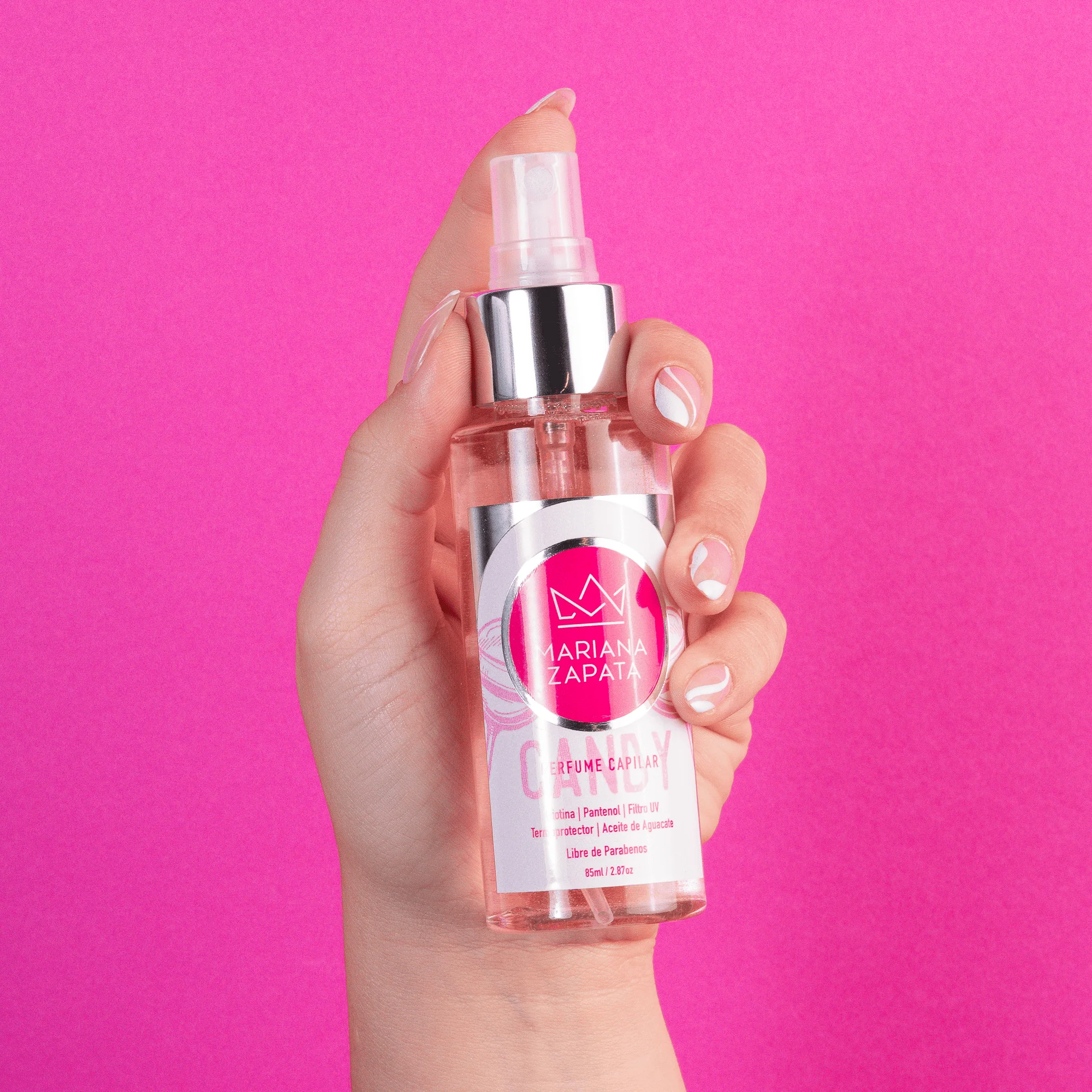 Perfume Candy con Termoprotector Mariana Zapata 2.8oz - 85ml - Imagen 3