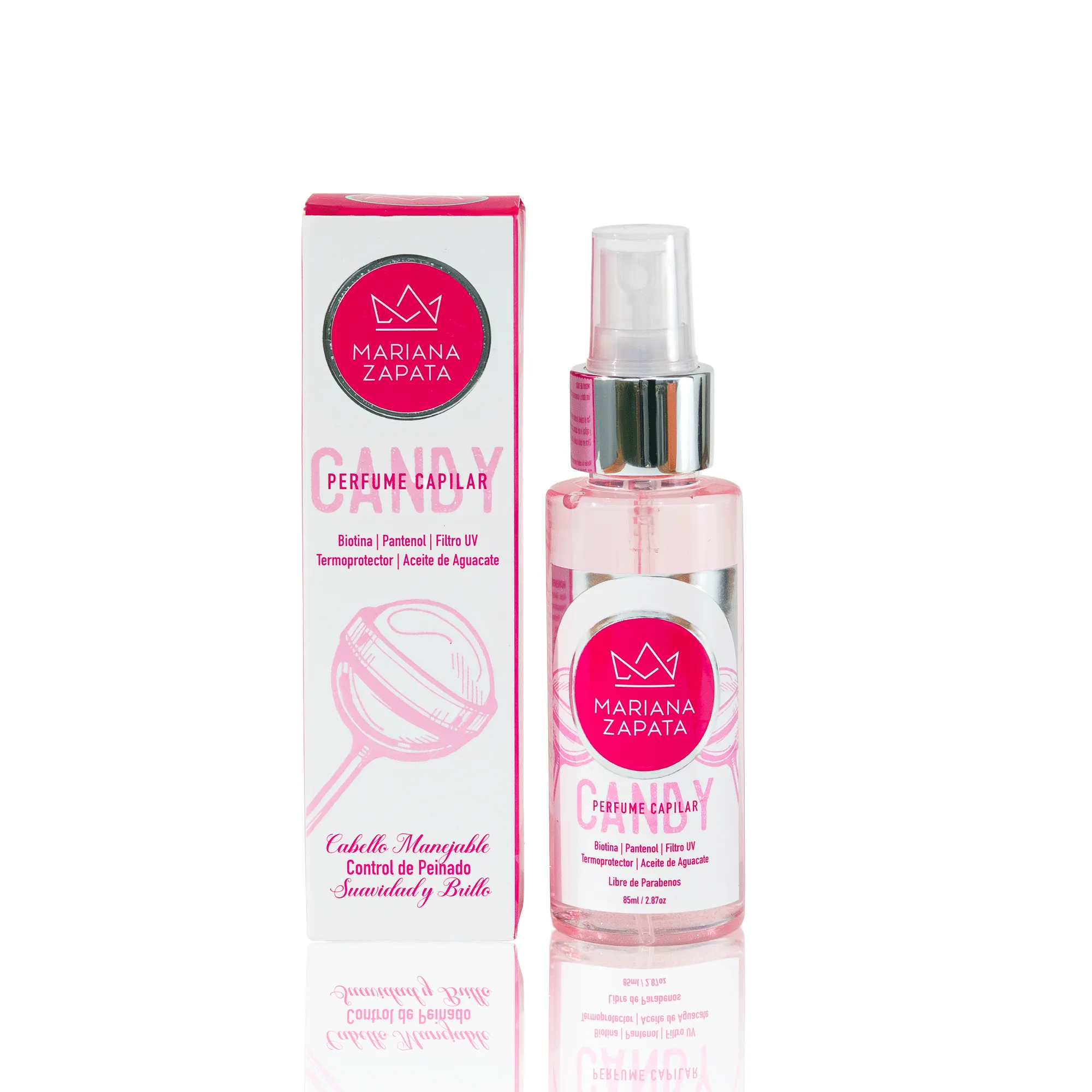 Perfume Candy con Termoprotector Mariana Zapata 2.8oz - 85ml
