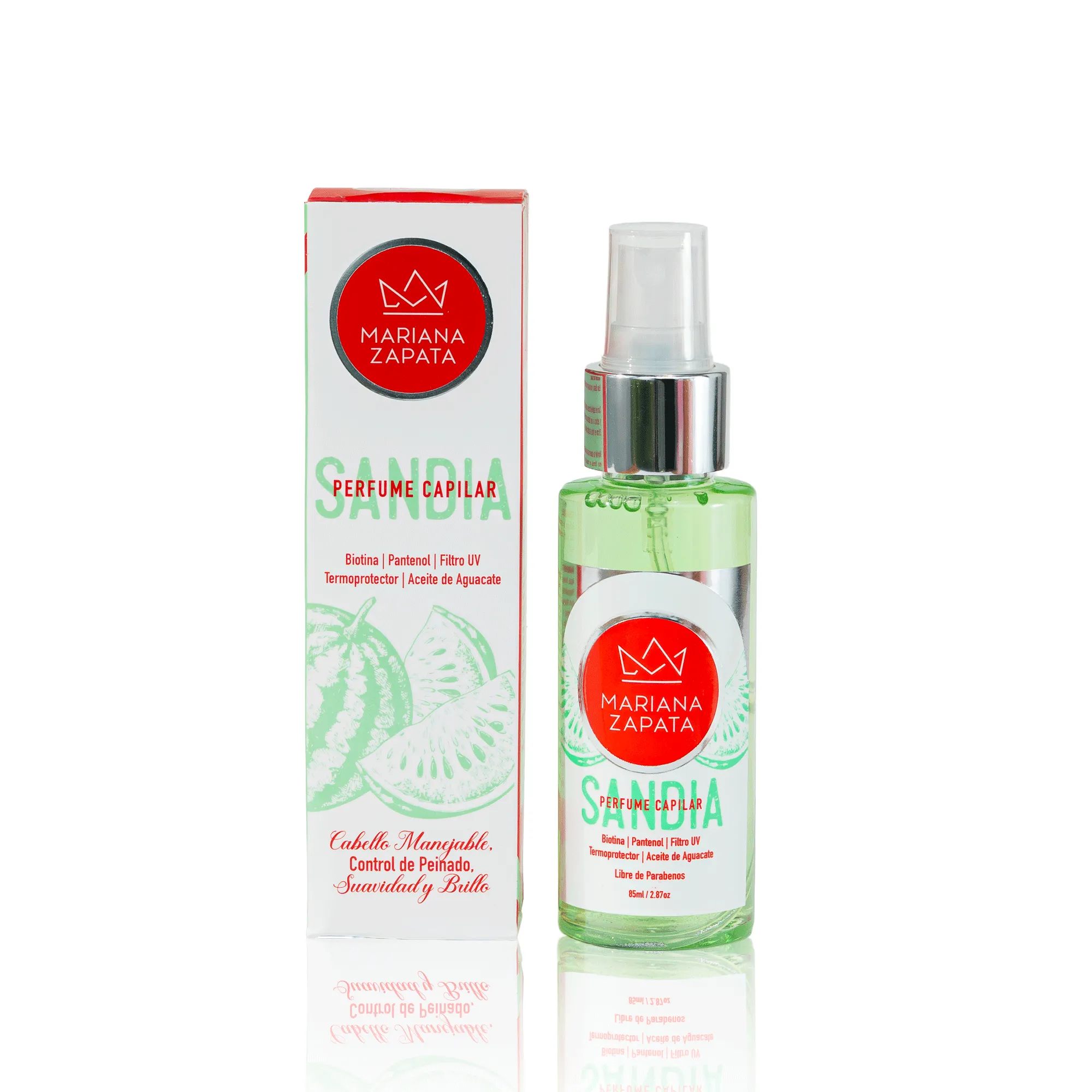 Perfume de Sandía con Termoprotector Mariana Zapata 2.8oz - 85ml