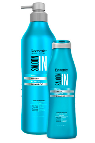 For Thin Or Oily Hair Green Forest Shampoo Recamier SalonIn