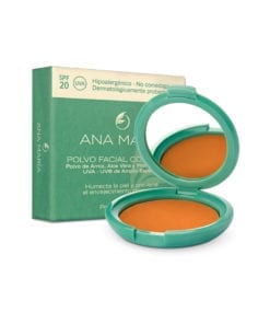 Polvo Facial Compacto Color marrón Ana María