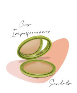 Polvo Compacto Control Imperfecciones Color Sandalo Kaloe